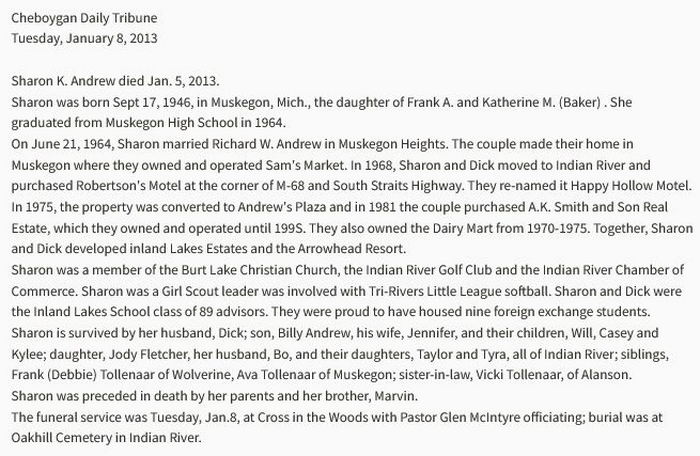 Happy Hollow Motel (Robertsons Motel) - Jan 2013 - Former Owner Passes Away (newer photo)